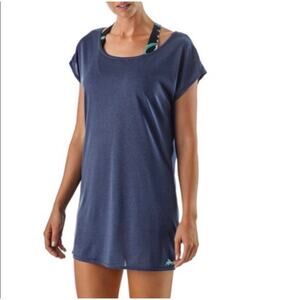 Patagonia Women’s Responsibili-Tee Cover Up Blue Sz Small